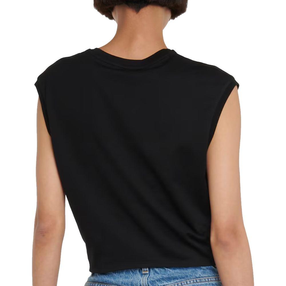Dolce & Gabbana Black Cotton Tops & T-Shirt black-cotton-tops-t-shirt-25