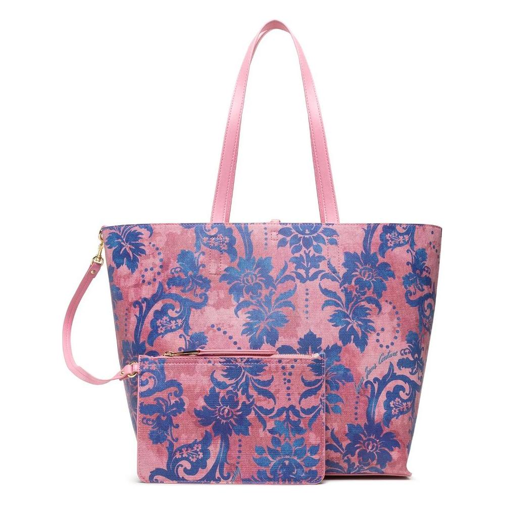 Versace Jeans Pink Polyethylene Shoulder Bag pink-polyethylene-shoulder-bag