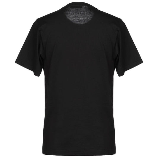 Dolce & Gabbana Black Cotton T-Shirt black-cotton-t-shirt-80