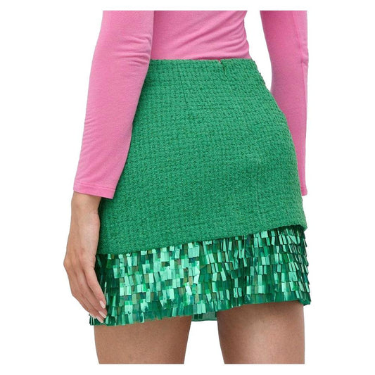 Green Cotton Skirt