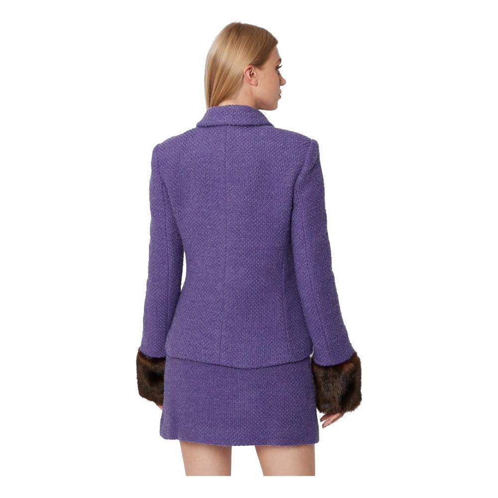 Purple Cotton Suits & Blazer
