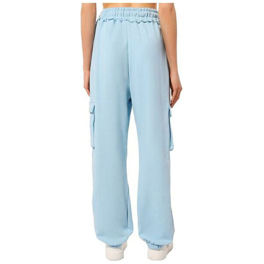 Light Blue Cotton Jeans & Pant