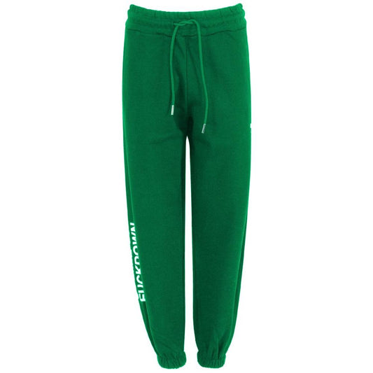 Green Cotton Jeans & Pant