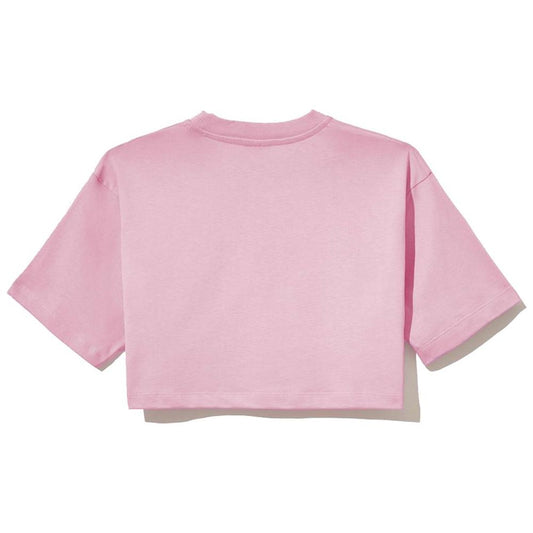 Pink Cotton Tops & T-Shirt