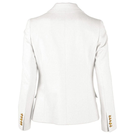 White Wool Vergine Suits & Blazer