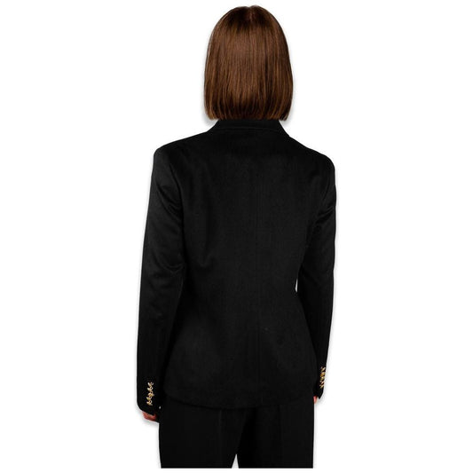 Black Wool Vergine Suits & Blazer