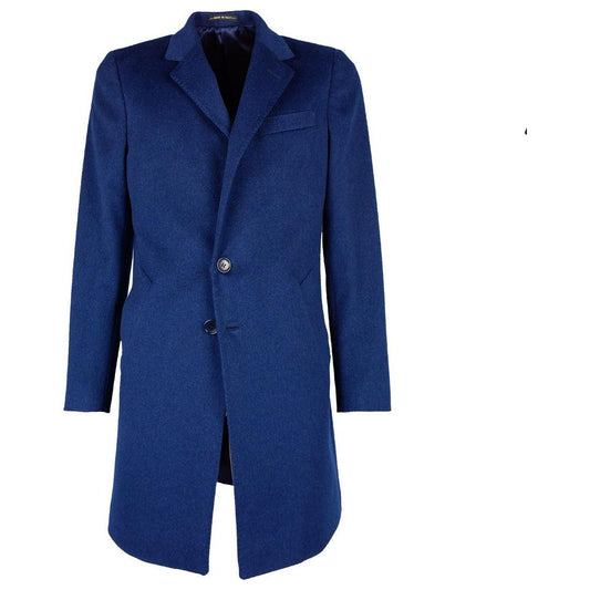 Blue Wool Vergine Jacket