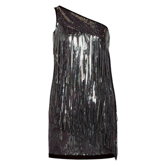 Gray Polyester Dress