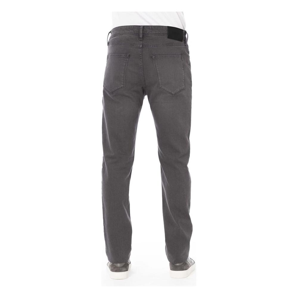 Chic Tricolor Inset Jeans for Gentlemen