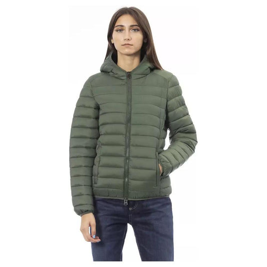 Invicta Chic Green Quilted Hooded Jacket chic-green-quilted-hooded-jacket