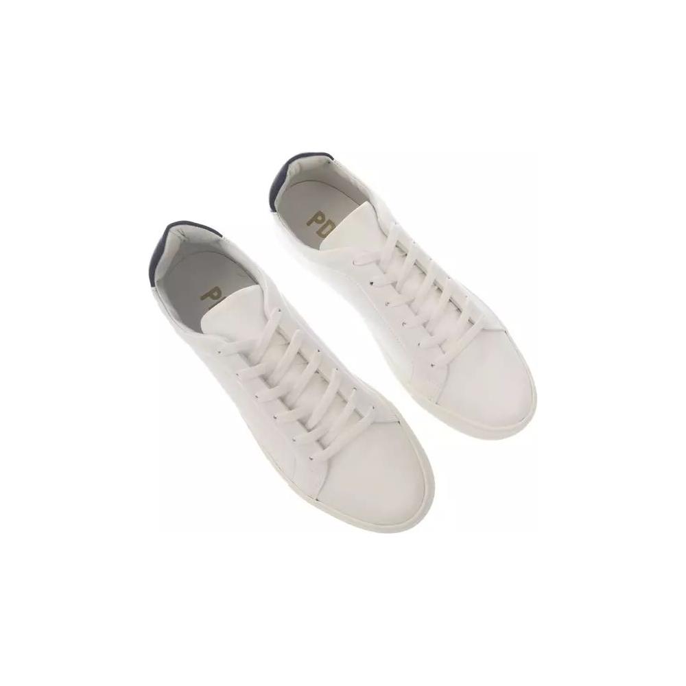 Pantofola D'Oro Elegant Monocolor Leather Sneakers elegant-monocolor-leather-sneakers