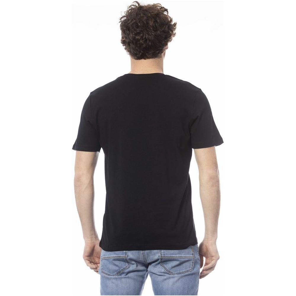 Ungaro Sport Sleek Ungaro Crew Neck Logo Tee black-cotton-t-shirt-20