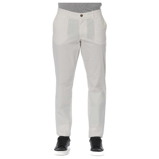 Trussardi JeansChic White Cotton Blend TrousersMcRichard Designer Brands£69.00