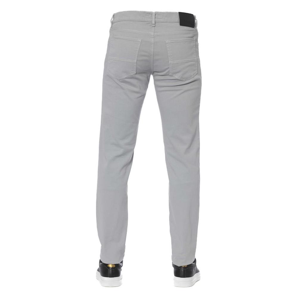 Trussardi Jeans Elegant Gray Cotton Stretch Jeans gray-cotton-jeans-pant-8