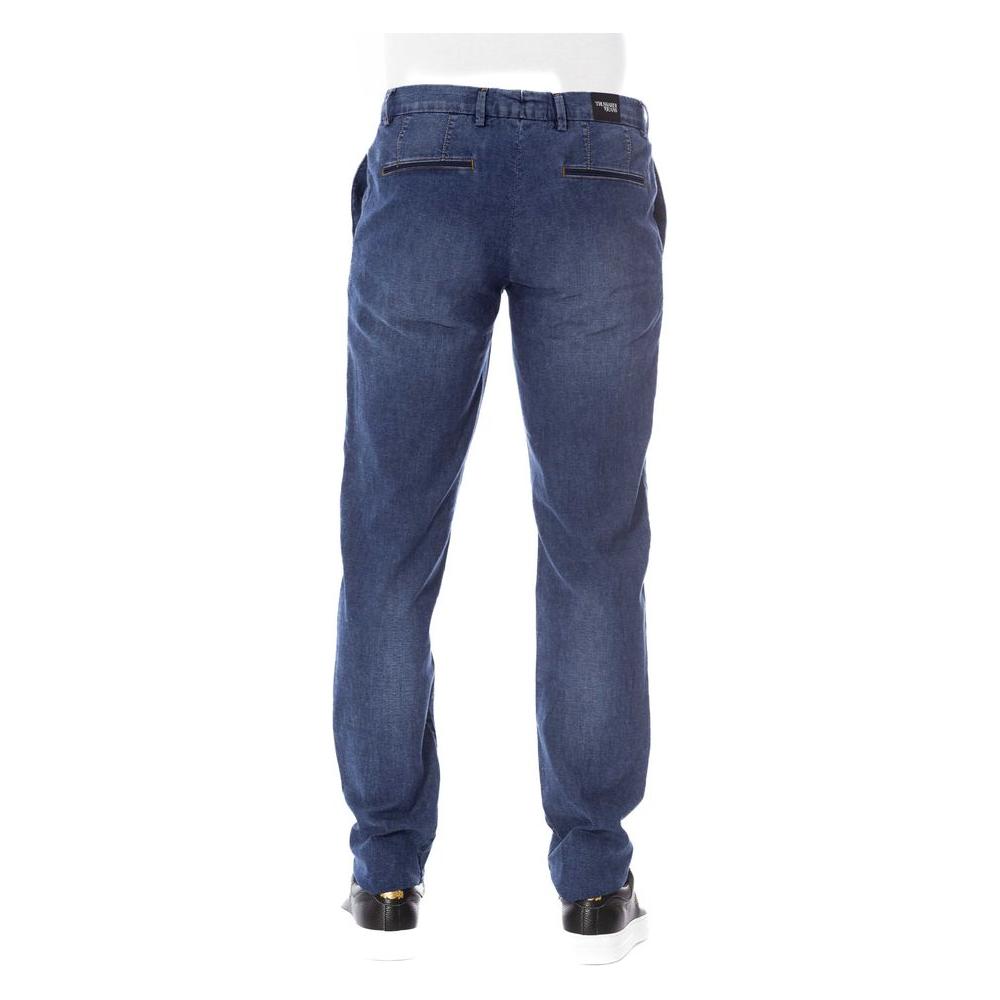 Trussardi Jeans Sleek Cotton Denim with Classic Fixings sleek-cotton-denim-with-classic-fixings