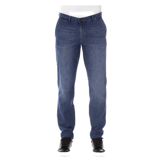 Trussardi JeansSleek Cotton Denim with Classic FixingsMcRichard Designer Brands£89.00