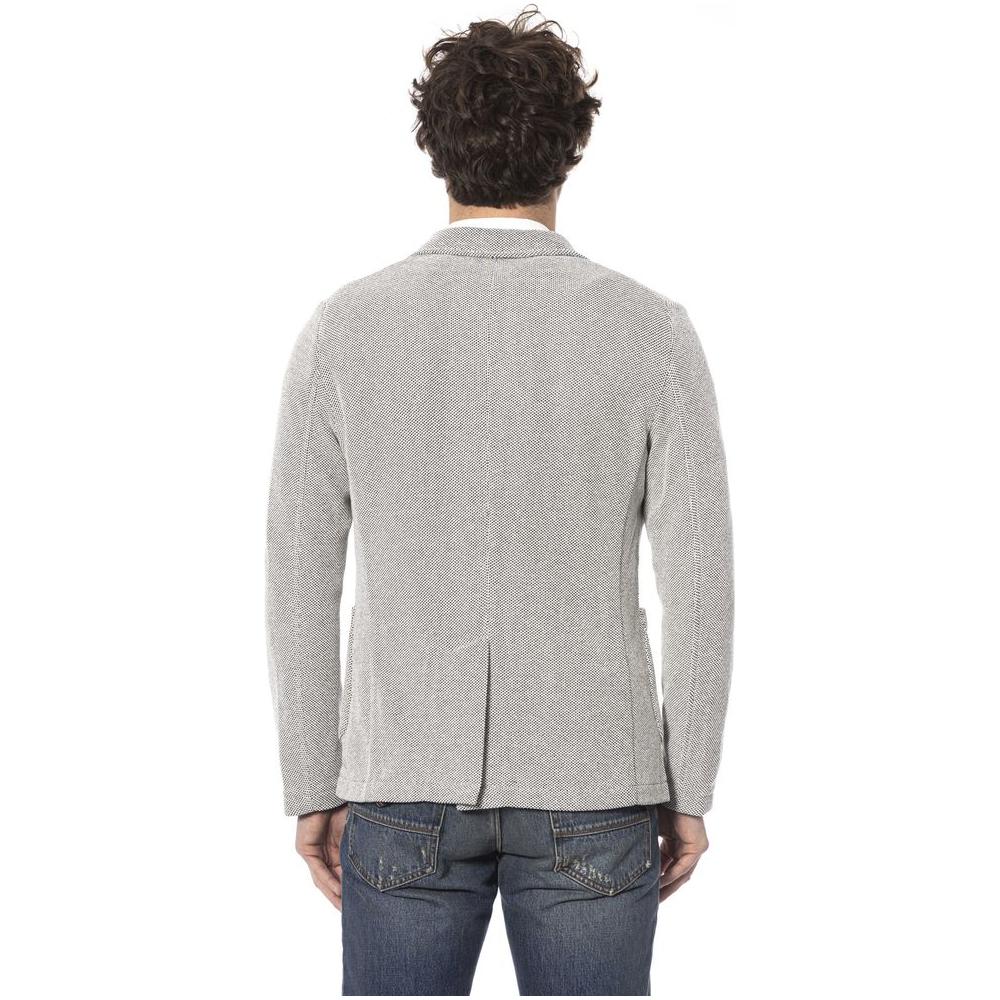 Distretto12 | Beige Cotton Blend Classic Jacket| McRichard Designer Brands   