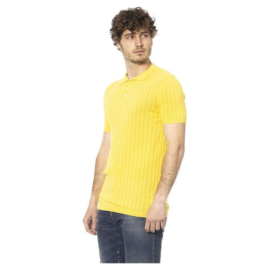 Distretto12 Sunshine Yellow Short Sleeve Polo yellow-cotton-polo-shirt-2 product-24151-1058825101-261c7b16-c0c.jpg