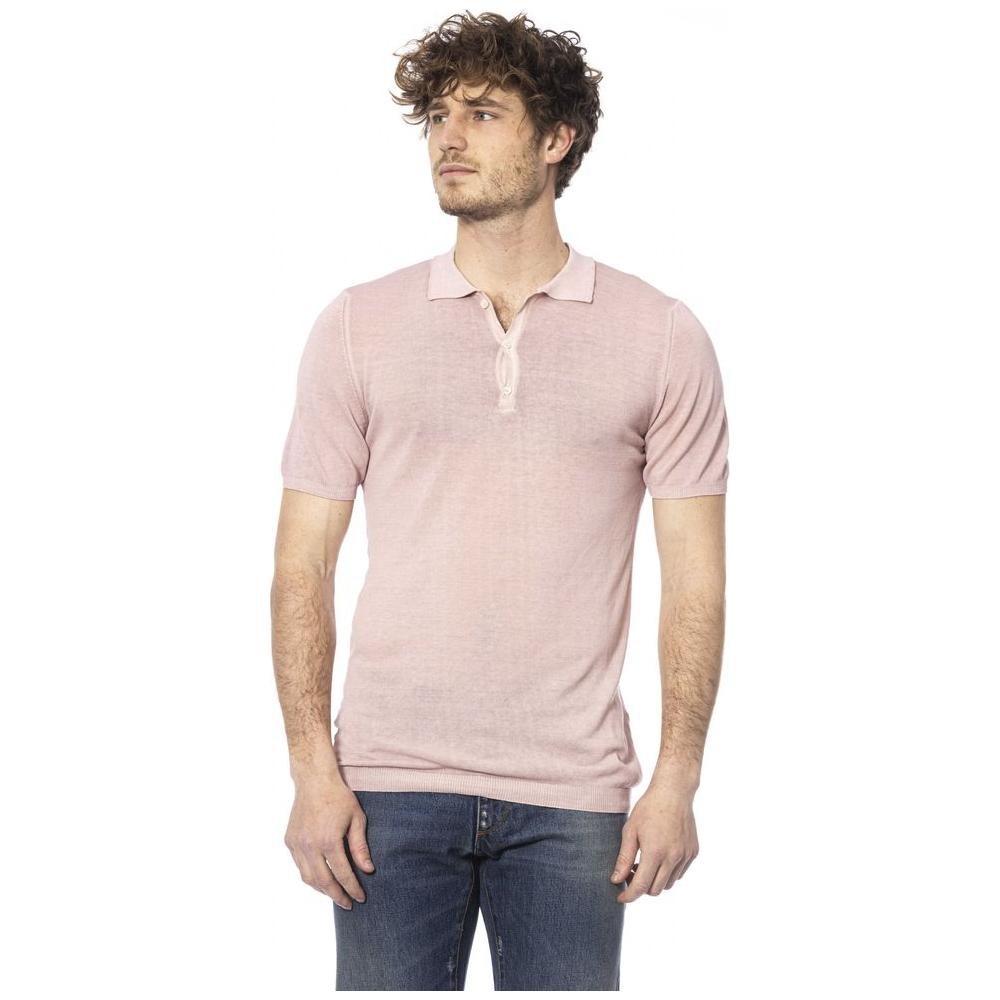 Distretto12 Elegant Pink Cotton Polo Shirt pink-cotton-polo-shirt