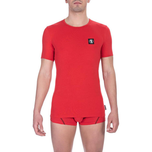 Bikkembergs Vibrant Red Cotton Crew Neck Tee Twin Pack red-cotton-t-shirt-7 product-24190-1025513182-c3f0938d-dc6.jpg