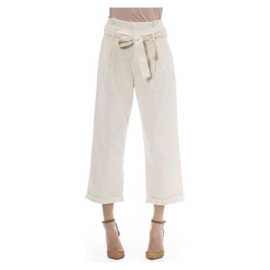 Jacob Cohen Beige Cotton-Blend Trousers with Chic Pockets beige-cotton-jeans-pant-12