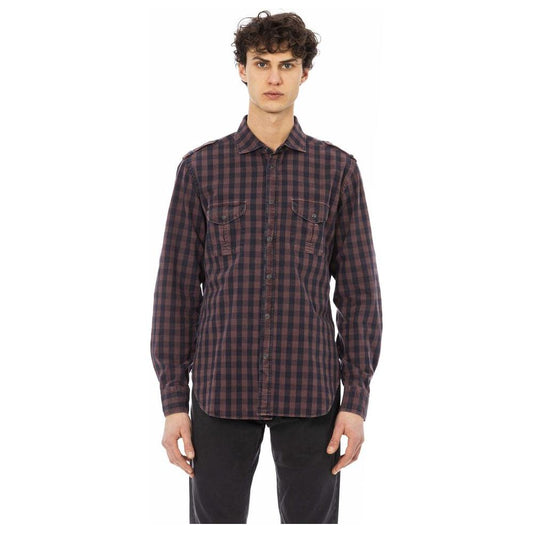 Jacob Cohen Elegant Burgundy Cotton Shirt for Men burgundy-cotton-shirt-7