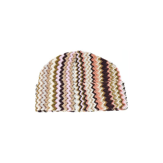 Missoni | Geometric Fantasy Multicolor Wool-Blend Hat| McRichard Designer Brands   