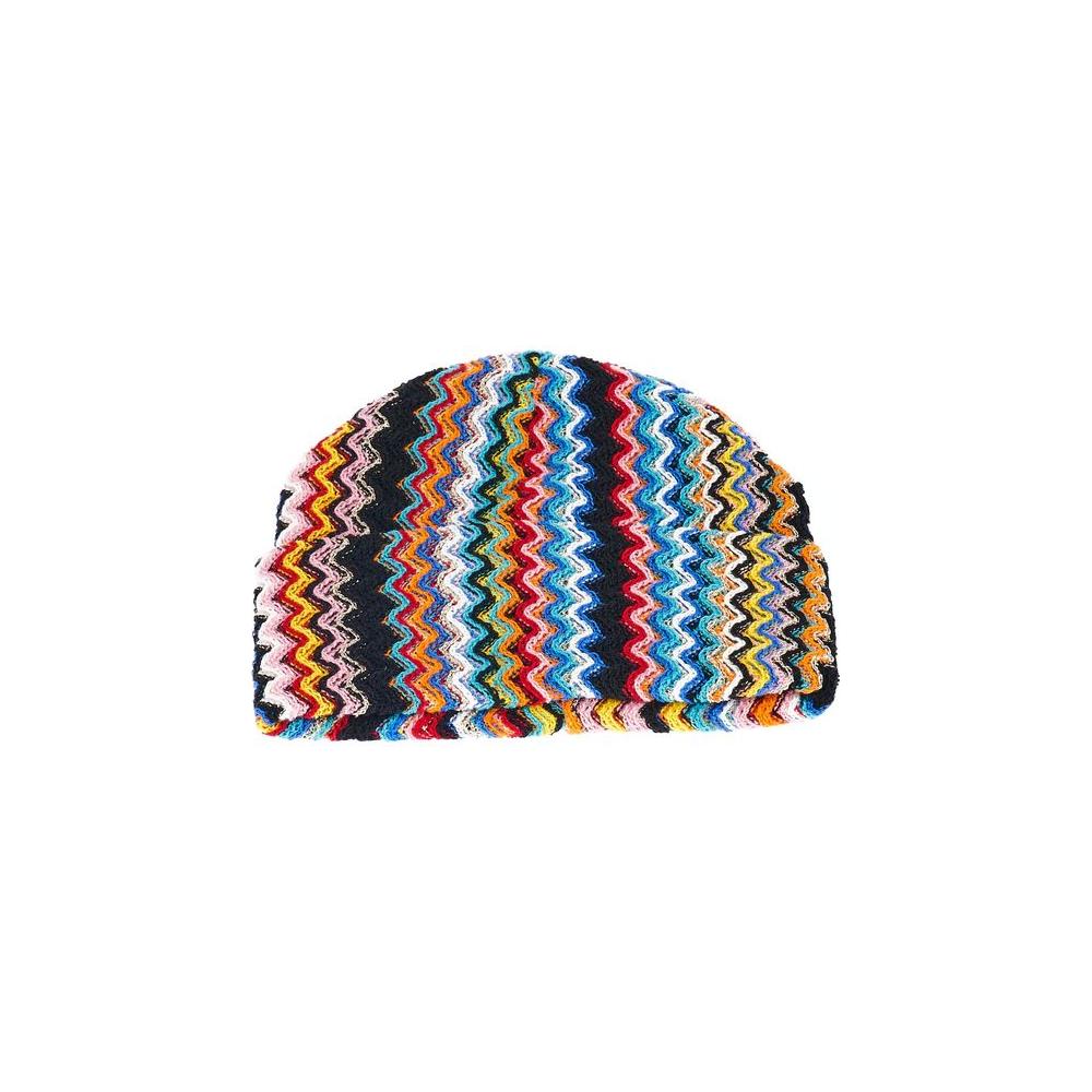 Missoni Chic Geometric Fantasy Multicolor Hat multicolor-wool-hat-3