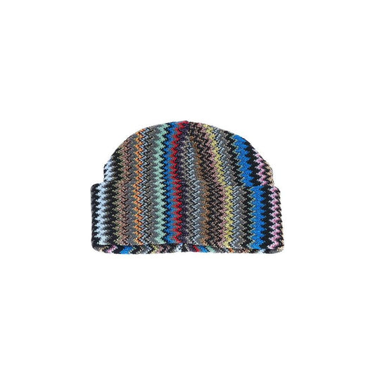 Missoni | Geometric Fantasy Multicolor Wool-Acrylic Hat| McRichard Designer Brands   