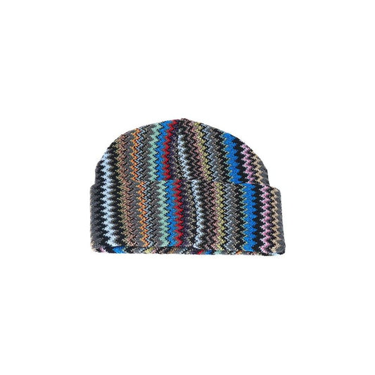 Missoni Geometric Fantasy Multicolor Wool-Acrylic Hat multicolor-wool-hat-2