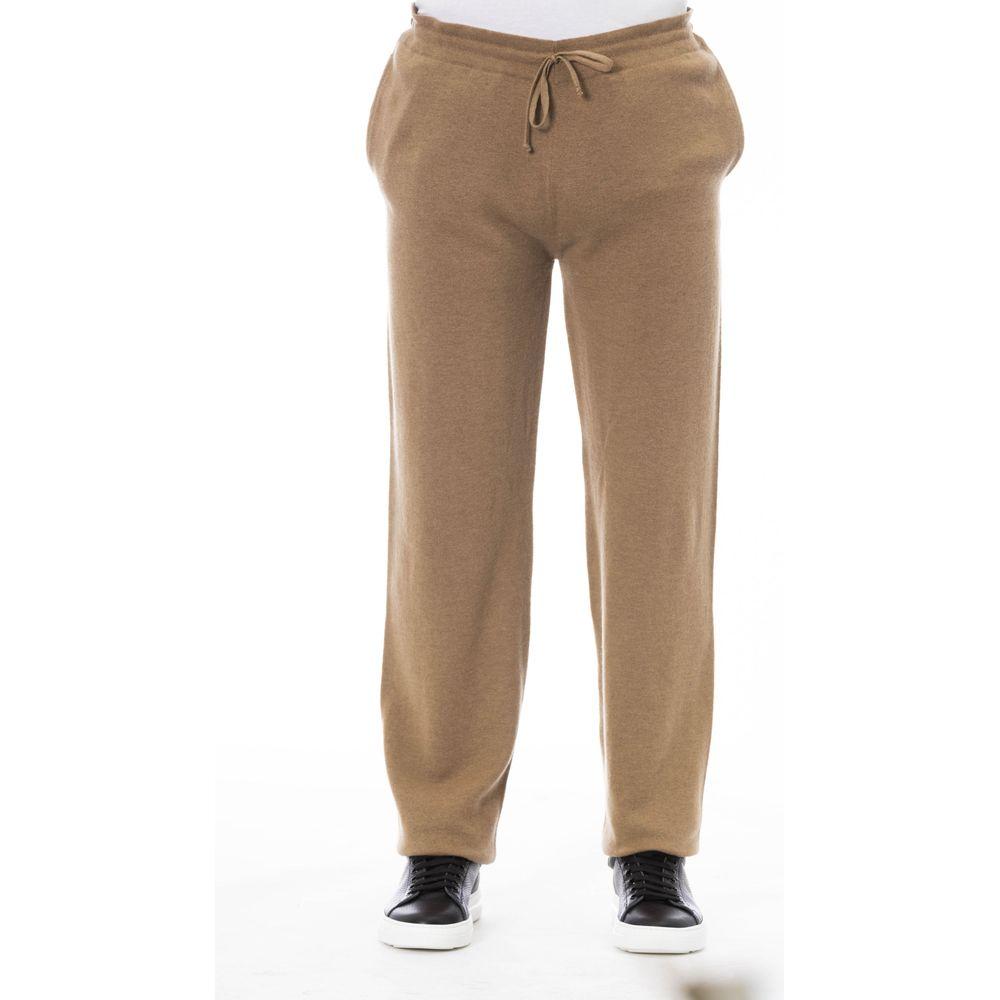Alpha Studio Elegant Beige Drawstring Trousers beige-lw-jeans-pant-1 product-24214-1894870010-5606ec3d-0e8.jpg