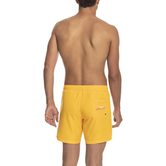 Iceberg | Yellow Polyester Swimwear| McRichard Designer Brands   