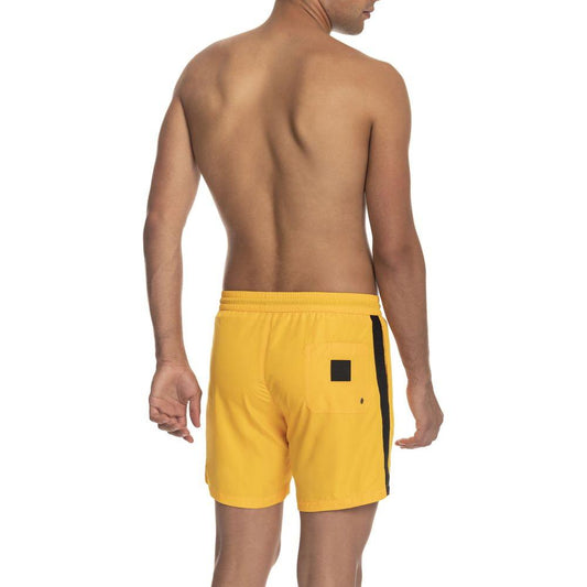 Iceberg Yellow Polyester Swimwear yellow-polyester-swimwear-2