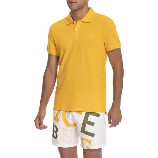 Iceberg Yellow Cotton Polo Shirt yellow-cotton-polo-shirt-6