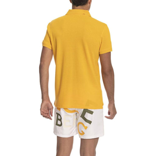 Iceberg Yellow Cotton Polo Shirt yellow-cotton-polo-shirt-6