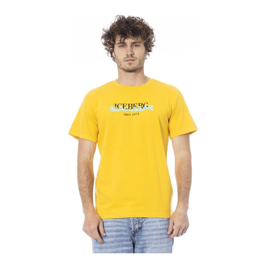 Iceberg Yellow Cotton T-Shirt yellow-cotton-t-shirt-7