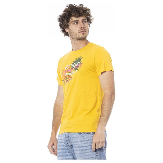 Iceberg Yellow Cotton T-Shirt yellow-cotton-t-shirt-8