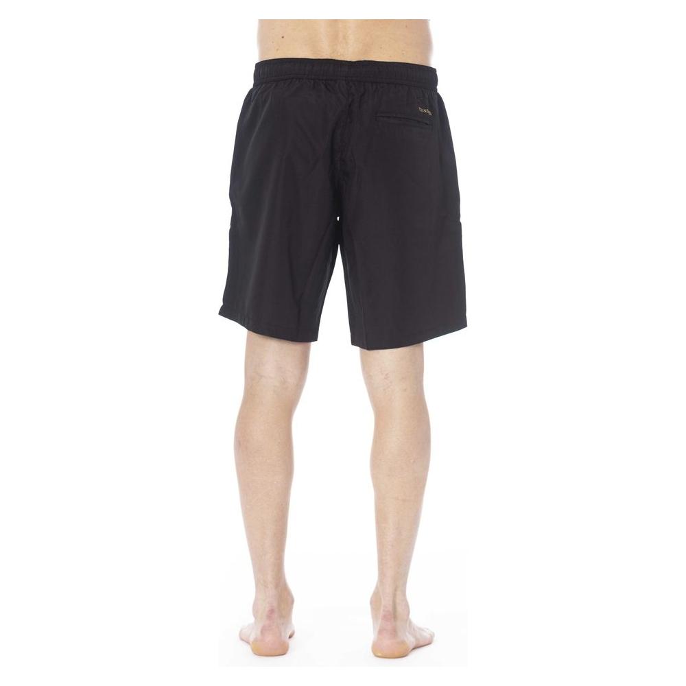 Trussardi Beachwear Black Polyester Swimwear black-polyester-swimwear-34