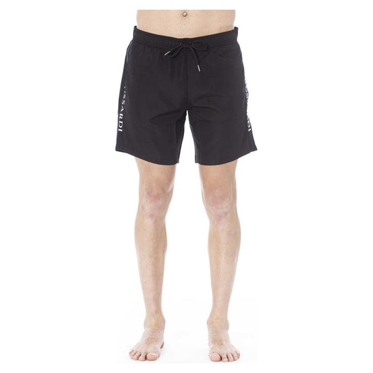Trussardi Beachwear Black Polyester Swimwear black-polyester-swimwear-32