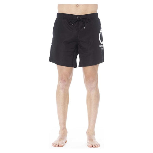 Trussardi Beachwear Black Polyester Swimwear black-polyester-swimwear-35