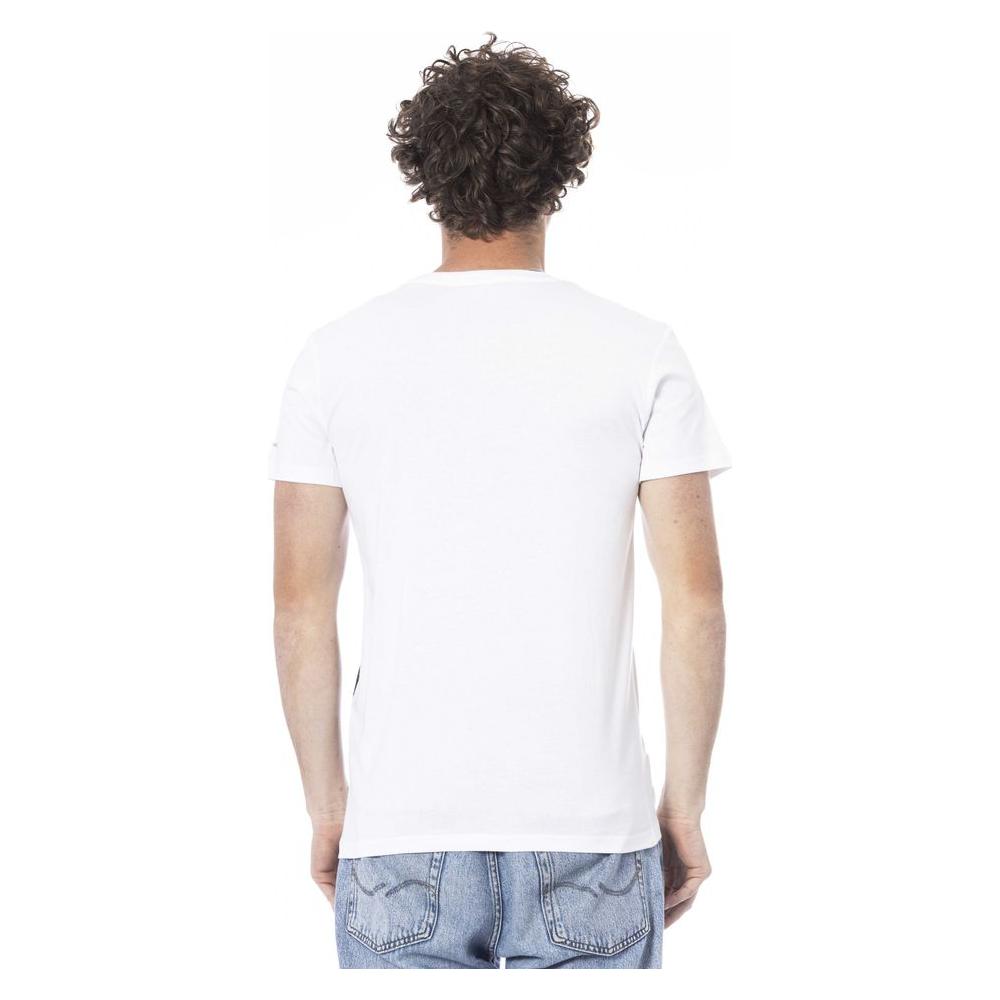 Trussardi Beachwear White Cotton T-Shirt white-cotton-t-shirt-28