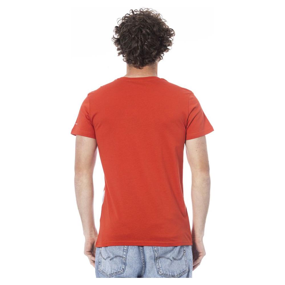 Trussardi Beachwear Red Cotton T-Shirt red-cotton-t-shirt-10