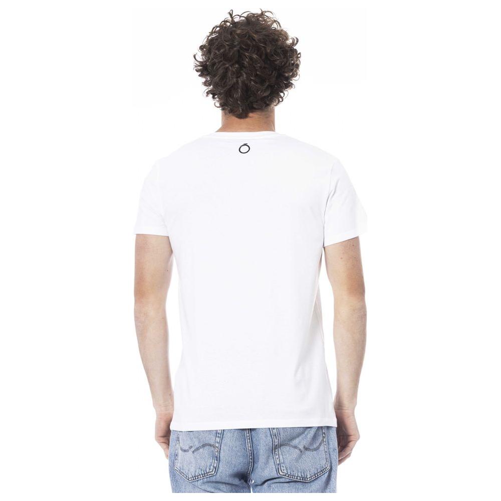 Trussardi Beachwear White Cotton T-Shirt white-cotton-t-shirt-27