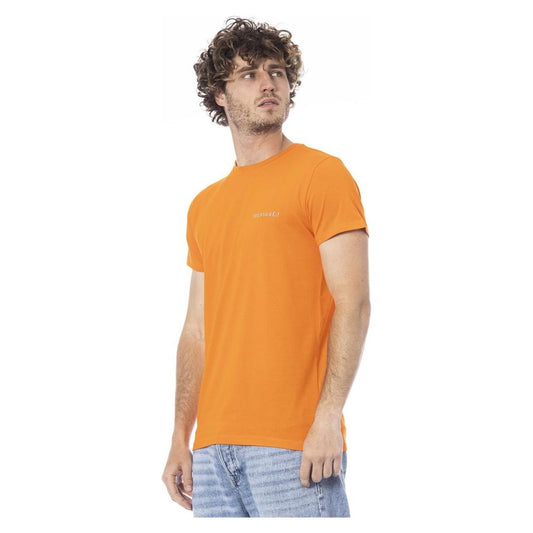 Trussardi Beachwear Orange Cotton T-Shirt orange-cotton-t-shirt-2
