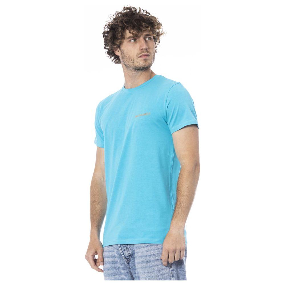 Trussardi Beachwear Light Blue Cotton T-Shirt light-blue-cotton-t-shirt-2