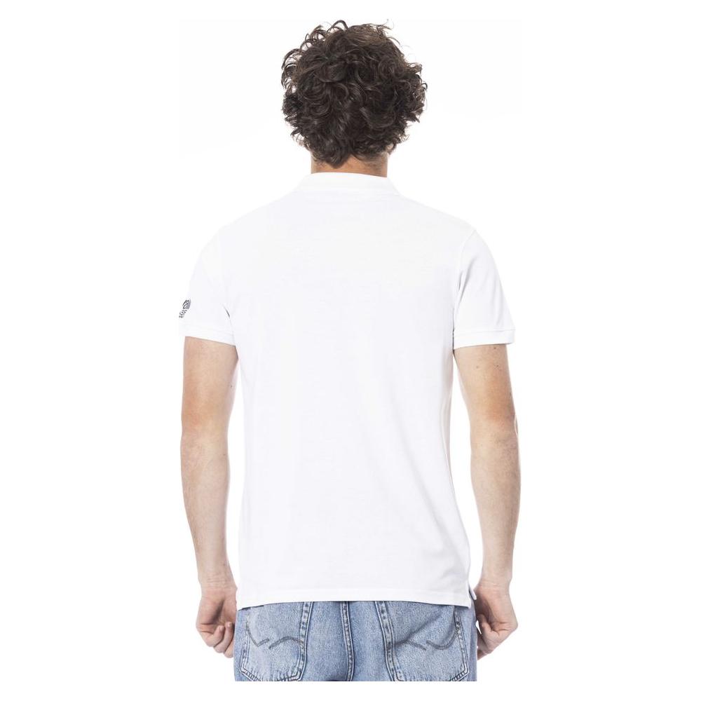 Cavalli Class White Cotton Polo Shirt white-cotton-polo-shirt-5