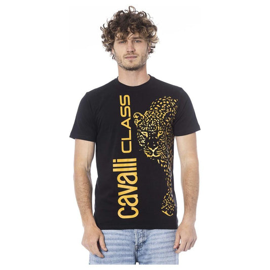 Cavalli ClassBlack Cotton T-ShirtMcRichard Designer Brands£69.00