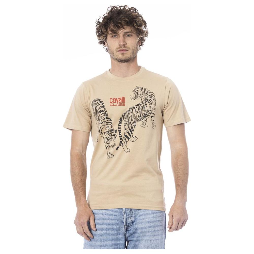 Beige Cotton T-Shirt