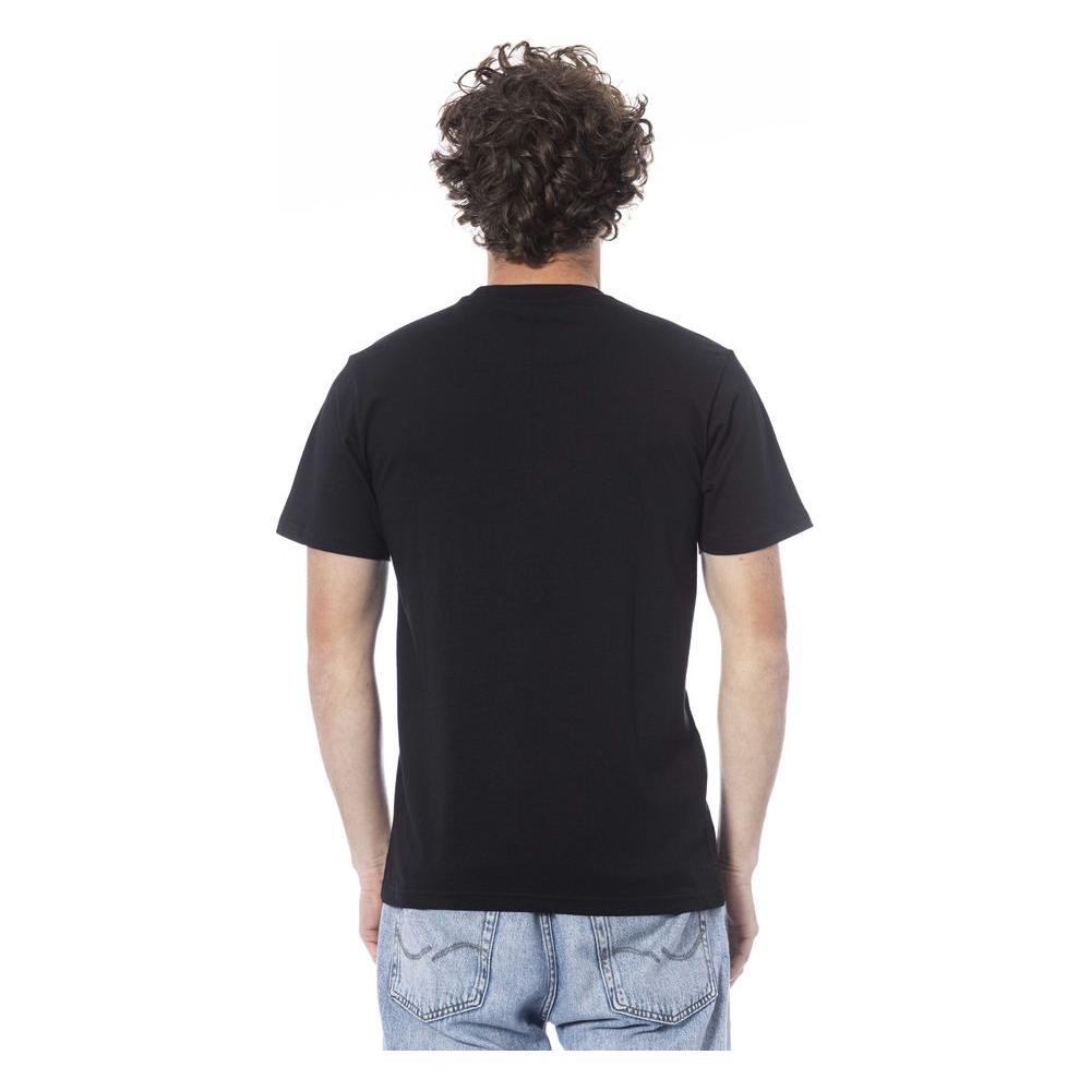 Cavalli Class Black Cotton T-Shirt black-cotton-t-shirt-50