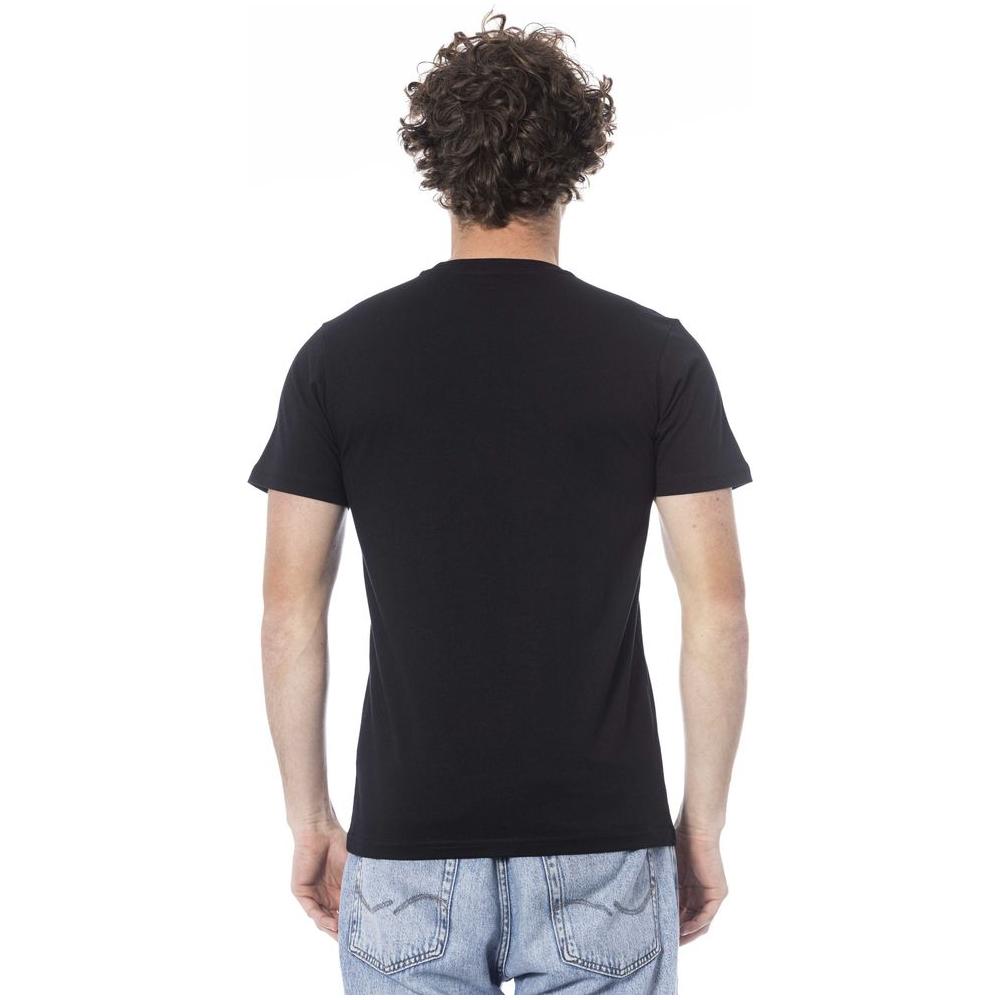 Cavalli Class Black Cotton T-Shirt black-cotton-t-shirt-29